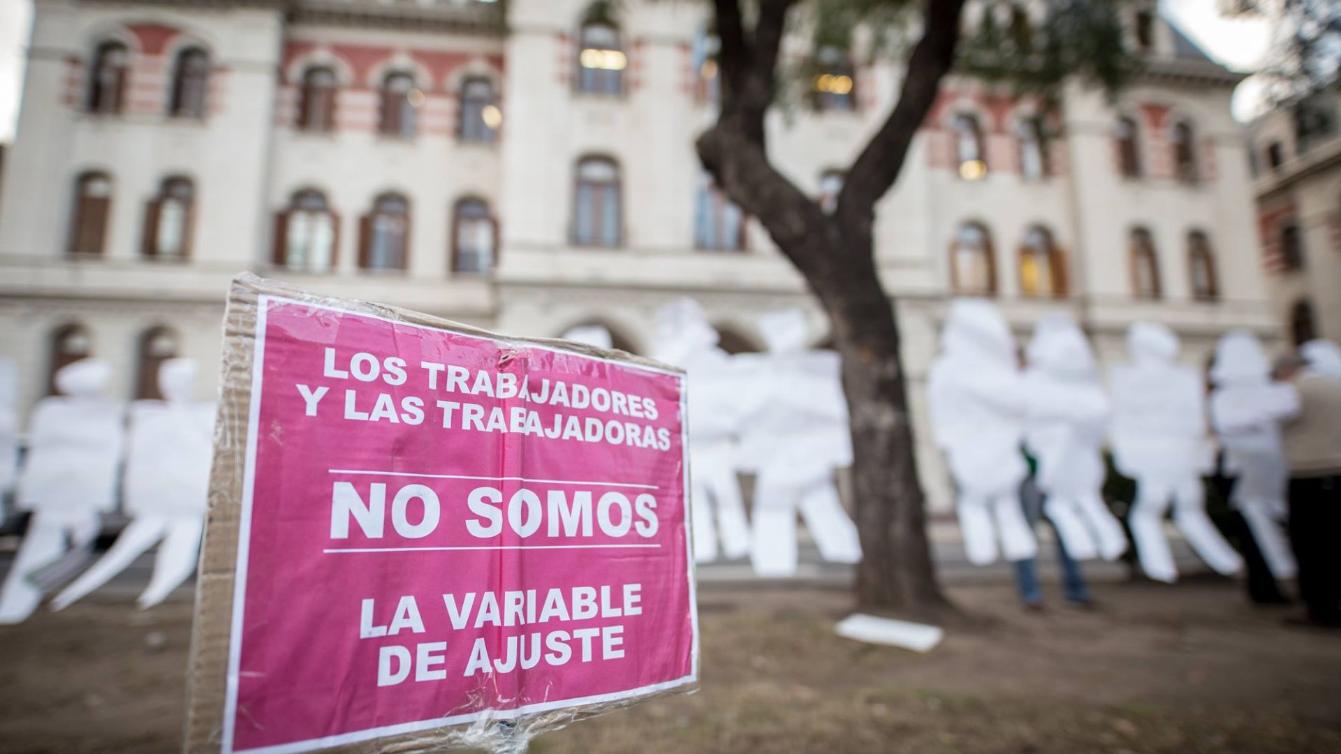 Siluetazo en Agroindustria contra los despidos de Etchevehere