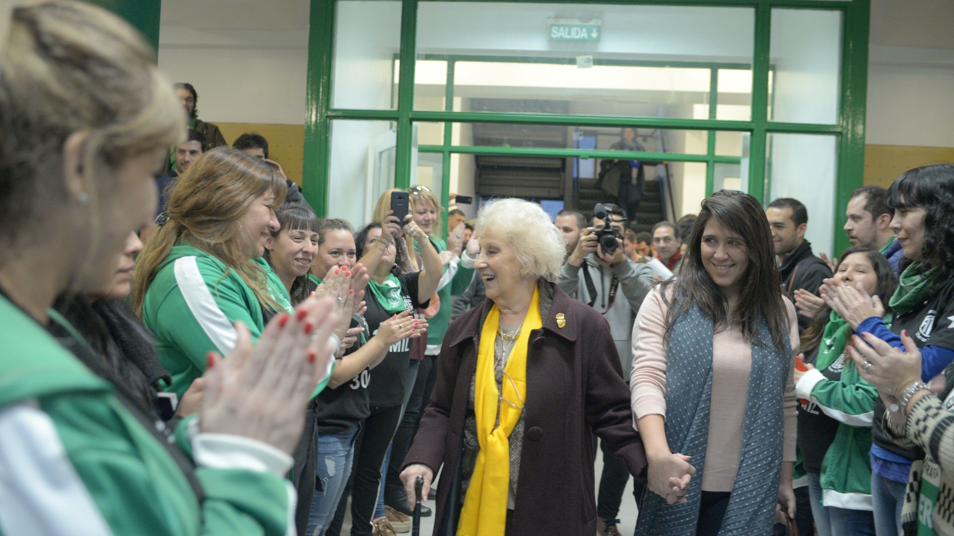 Homenaje a Estela de Carlotto, Presidenta de Abuelas, en ATE Capital