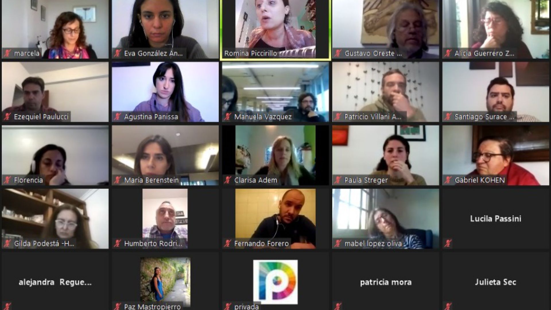 Reunión de la mesa de articulación institucional de niñez