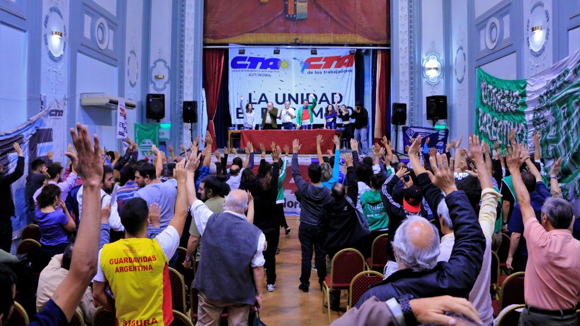 Se realizó el primer Plenario de la CTA unificada de la Ciudad de Buenos Aires
