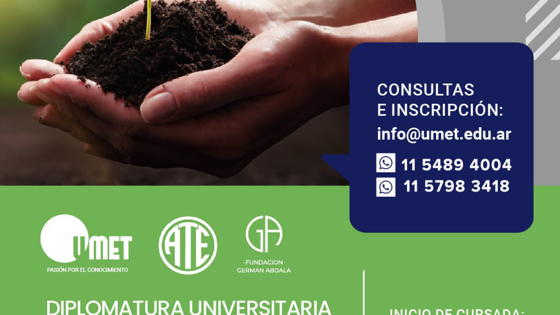 Diplomatura Universitaria: Herramientas para una gestión ambiental y social de proyectos