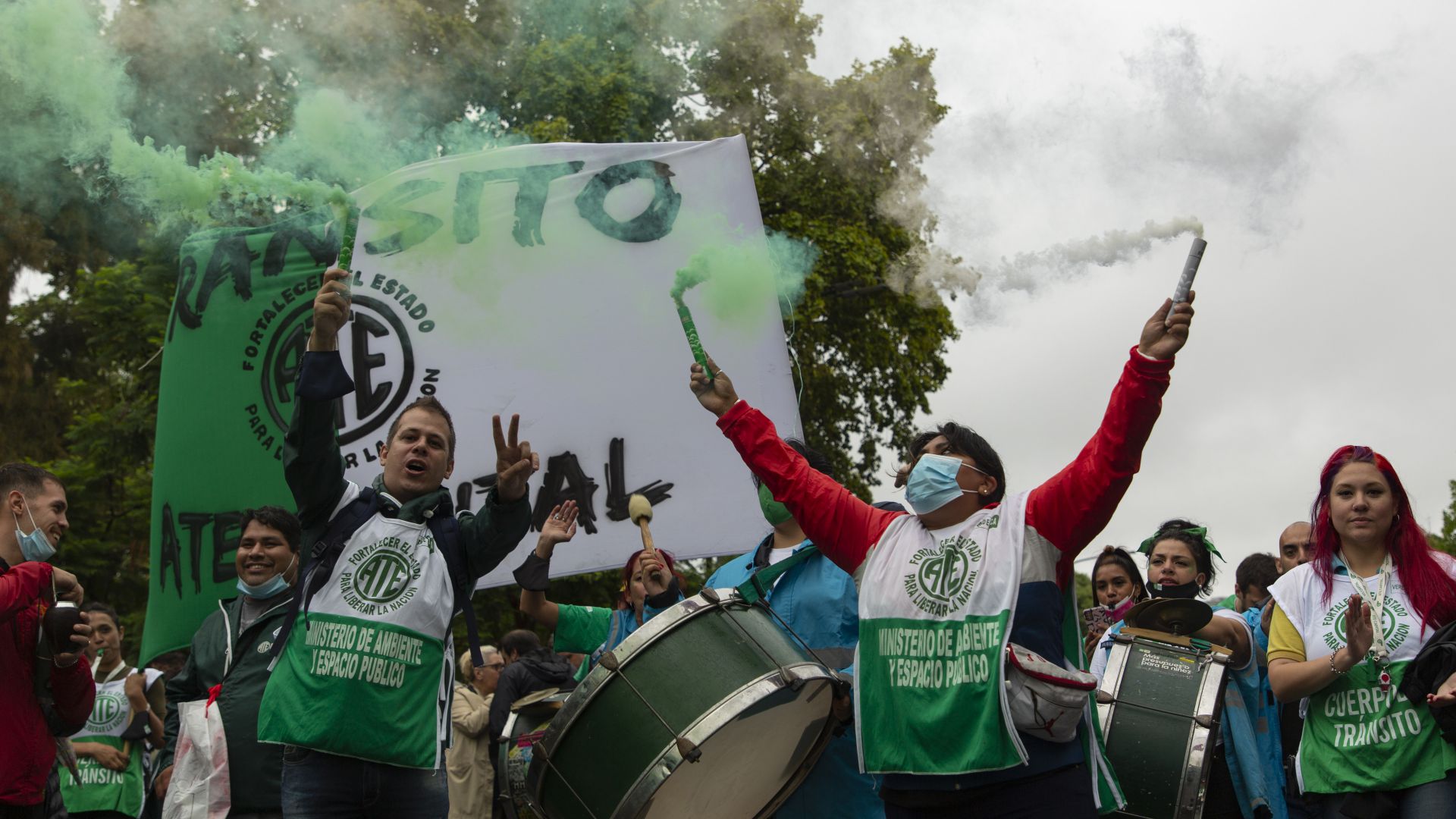 Multitudinaria movilización a Hacienda contra el fraude laboral de Larreta, por Pase a Planta en el GCBA y recomposición salarial urgente