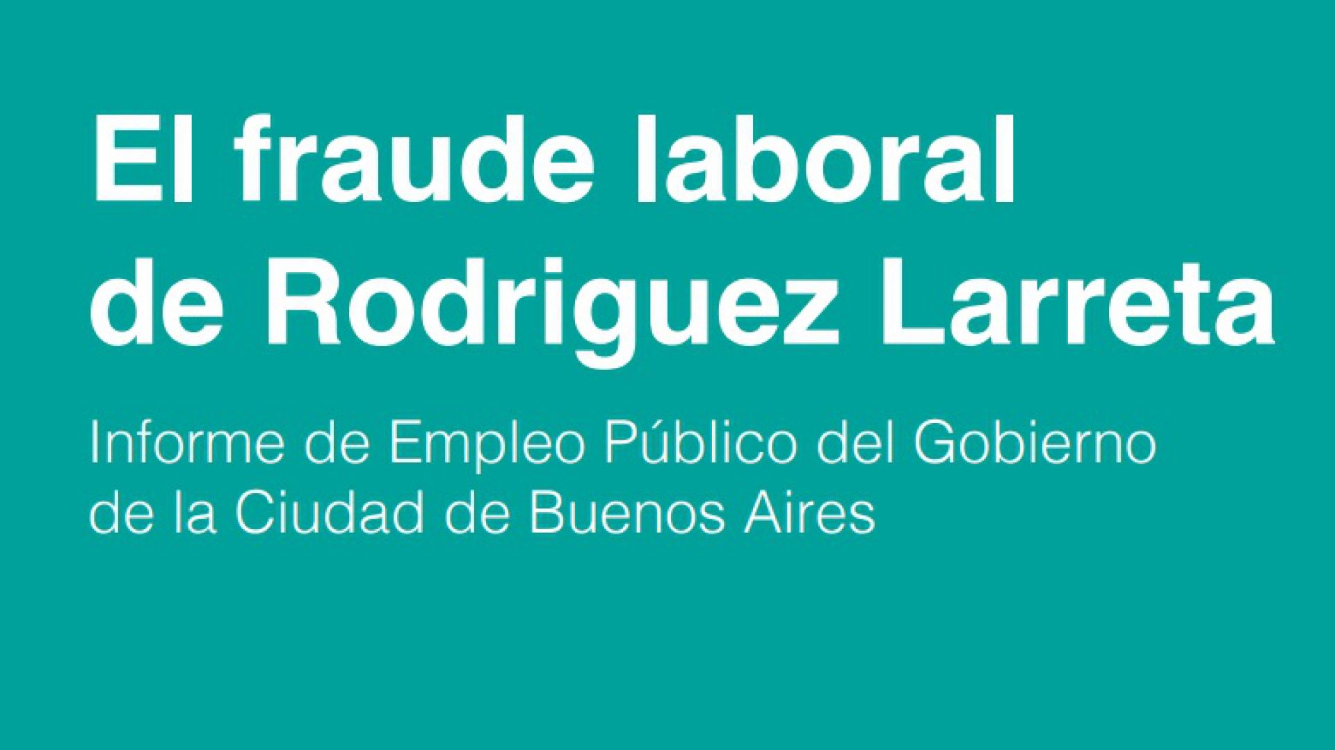 Informe sobre el Fraude Laboral en la Ciudad