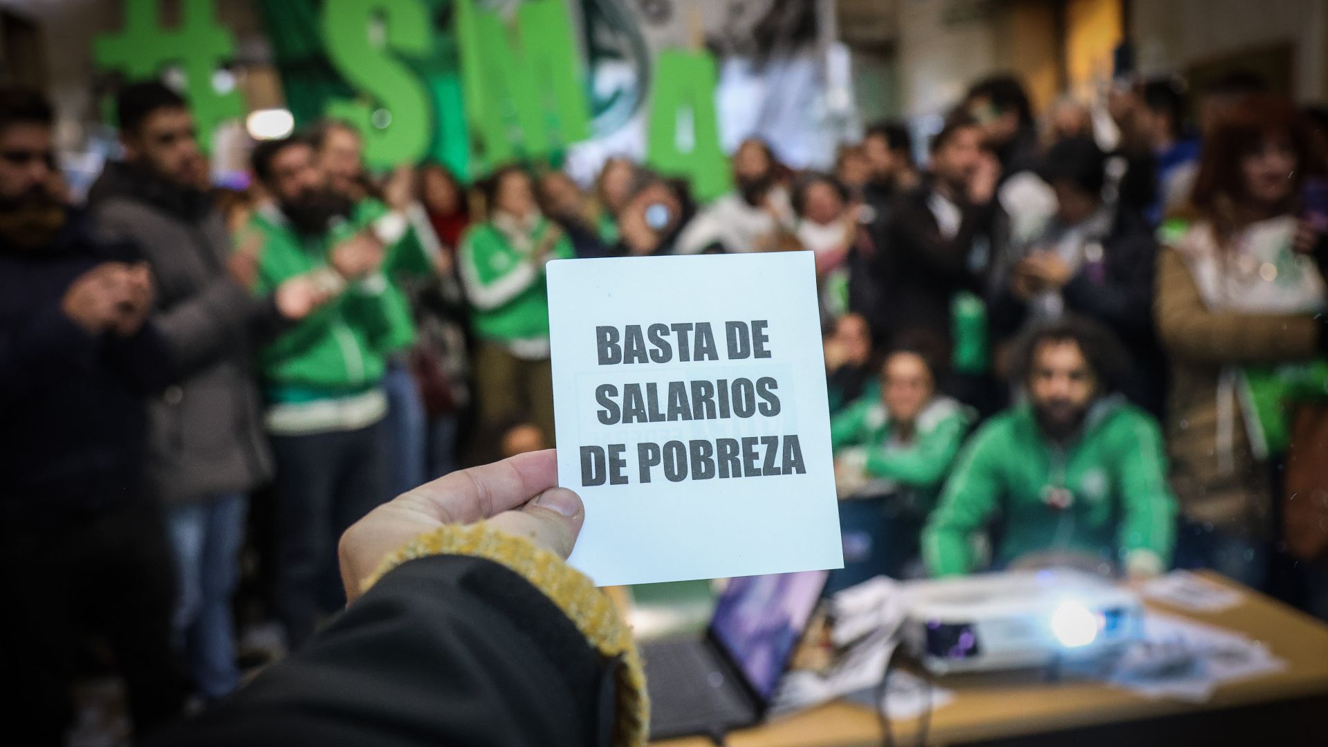 Jornada de protesta en el Ministerio Desarrollo Social de la Nación