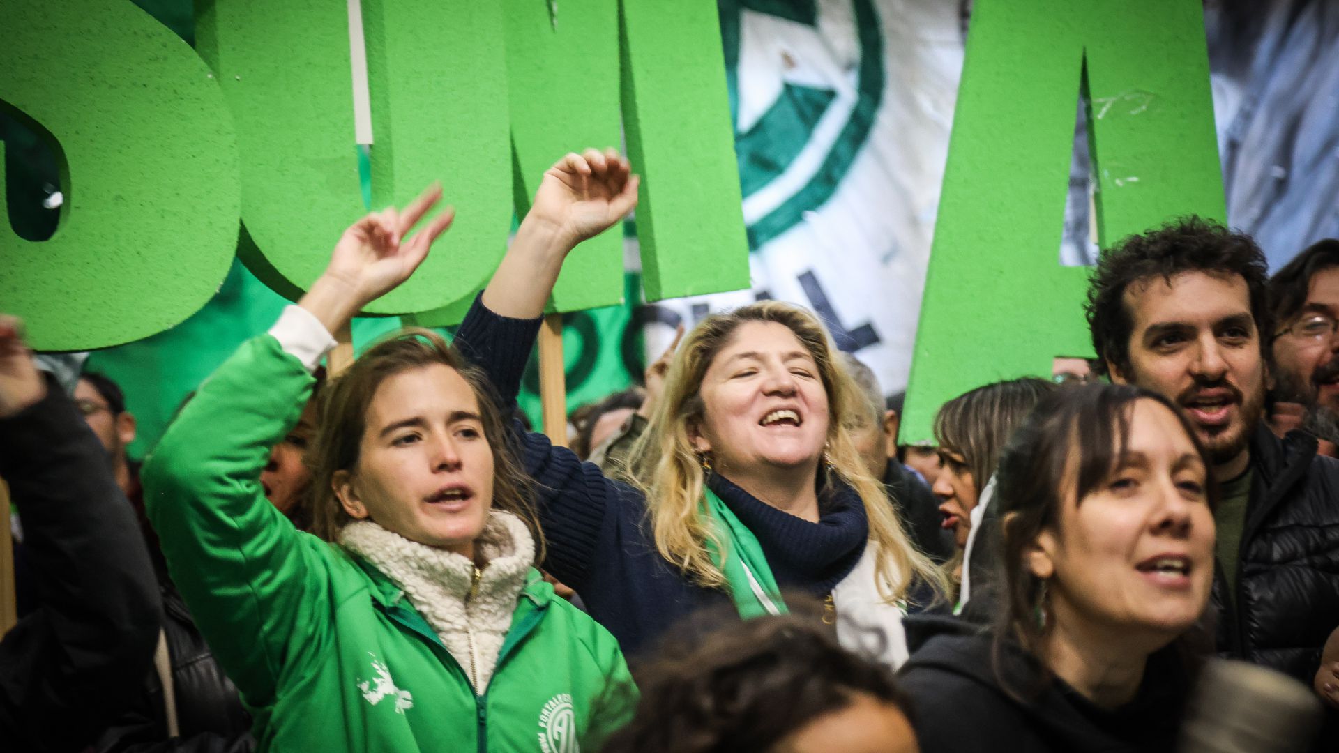 Jornada de protesta en el Ministerio Desarrollo Social de la Nación