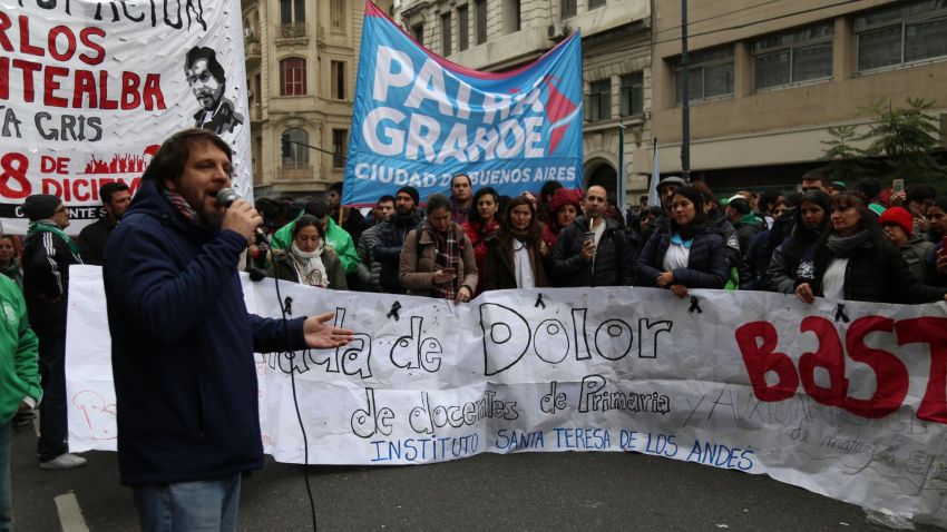 Moreno: Movilizamos a la Casa de la Provincia de Buenos Aires. No fue un accidente, fue la desidia del Gobierno.