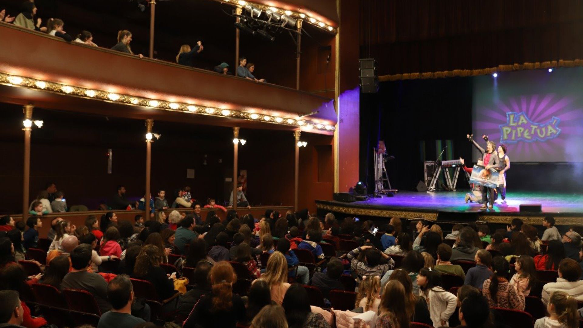 El festival infantil  de invierno fue nuevamente un show de la alegría  y la participación