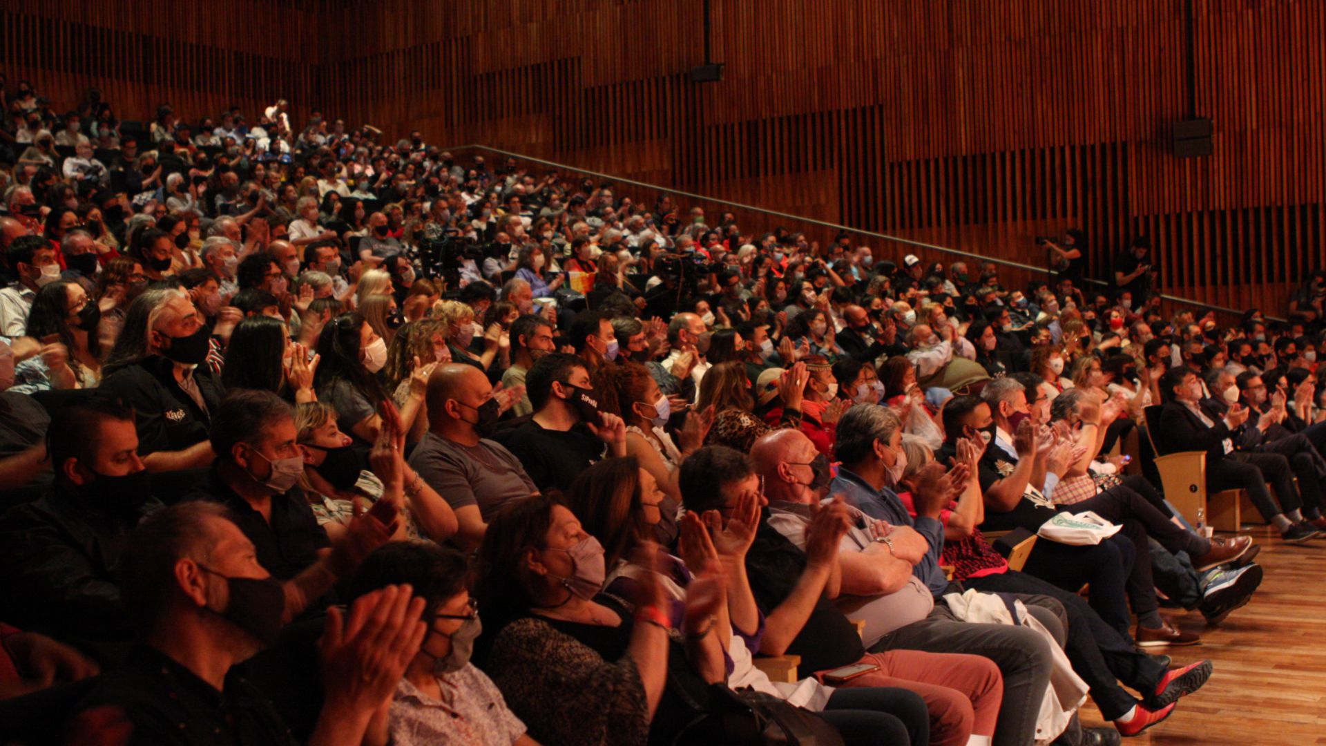 Encuentro en el CCK con Evo Morales: 