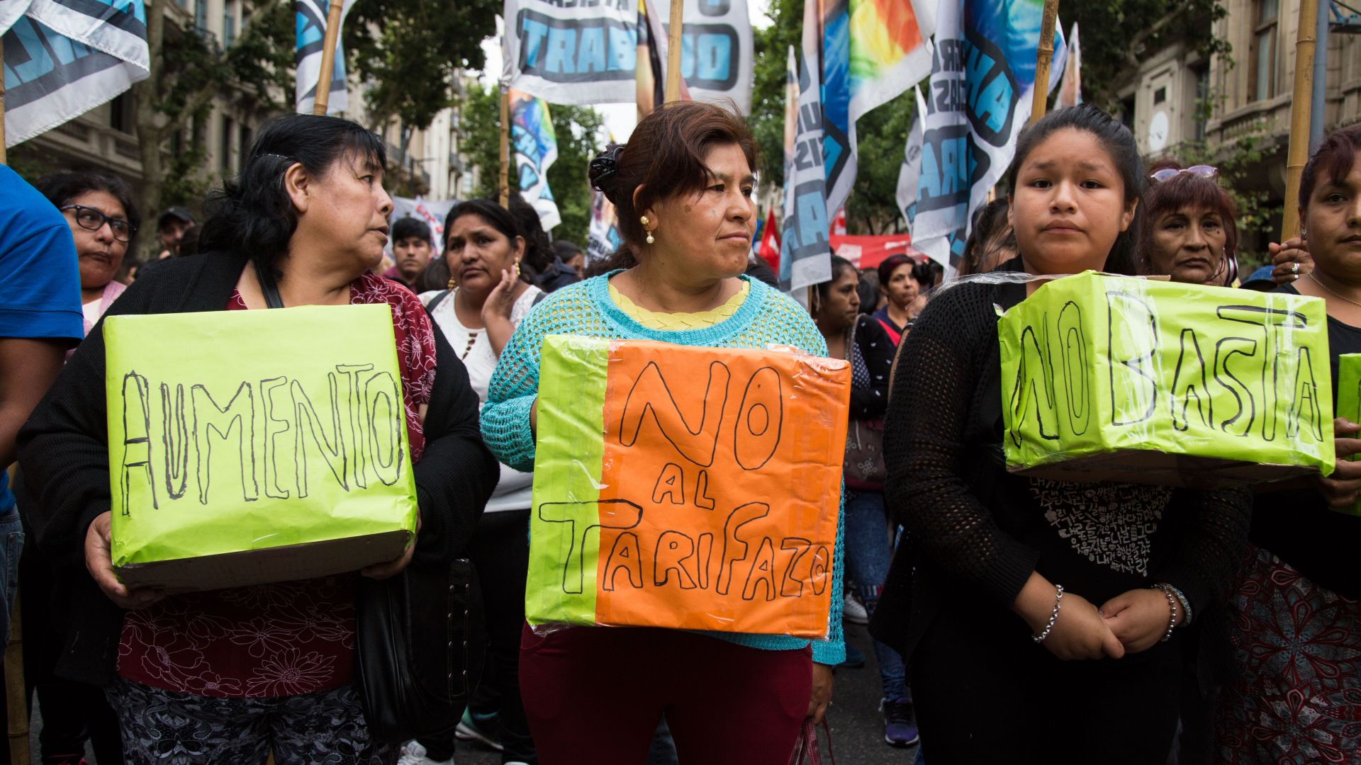 Masiva marcha contra el tarifazo en la Ciudad de Buenos Aires