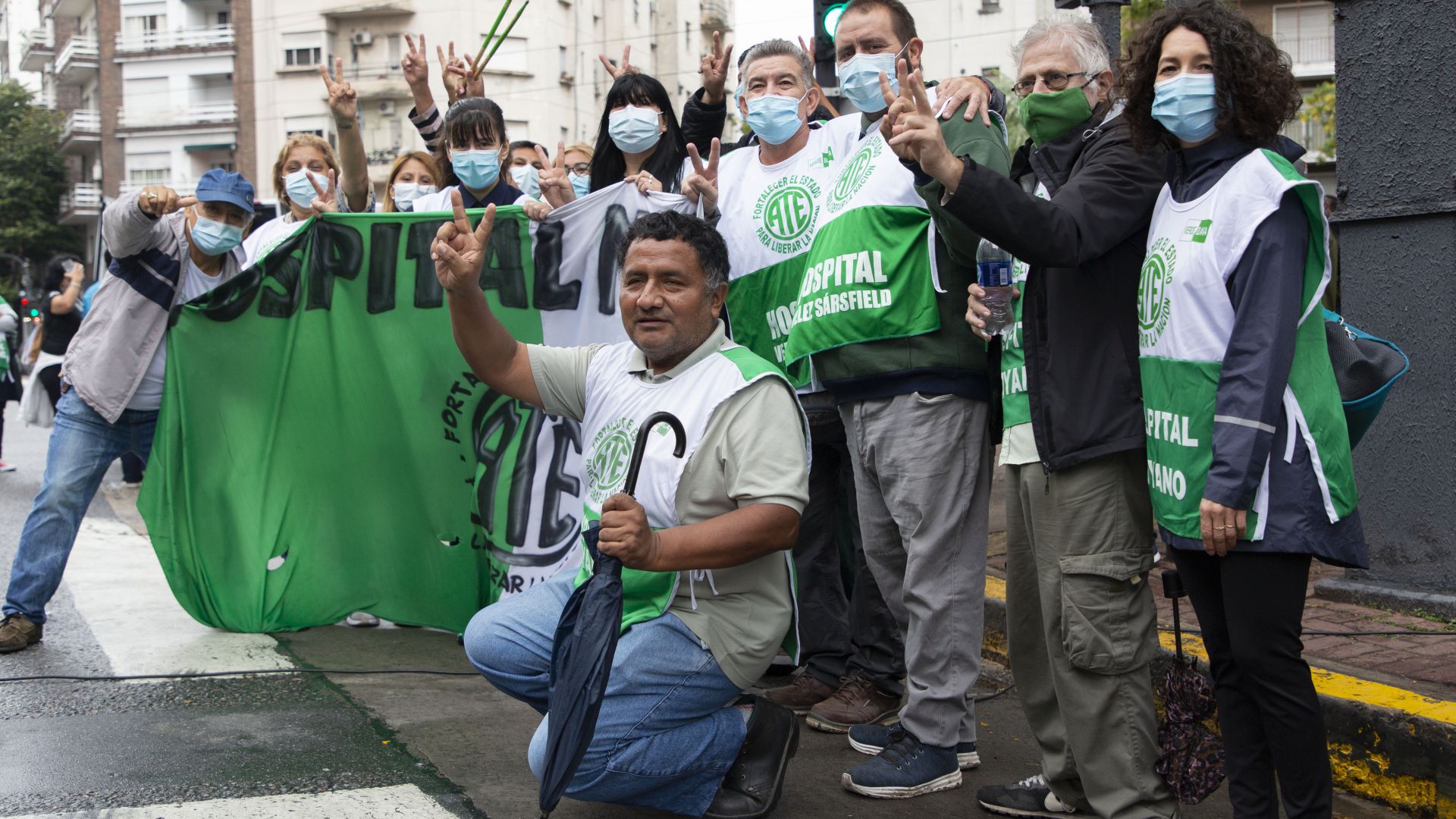 Multitudinaria movilización a Hacienda contra el fraude laboral de Larreta, por Pase a Planta en el GCBA y recomposición salarial urgente