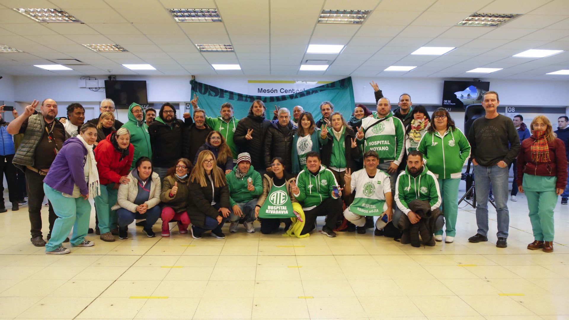 Paro de trabajadores y trabajadoras de la salud en CABA