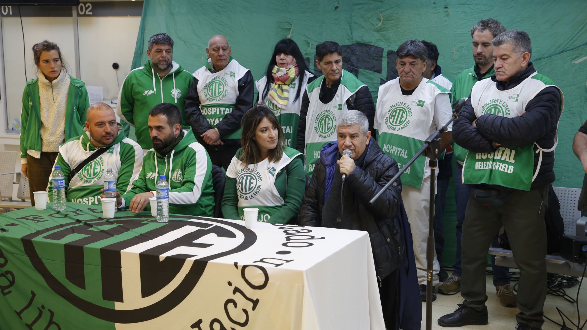 Paro de trabajadores y trabajadoras de la salud en CABA