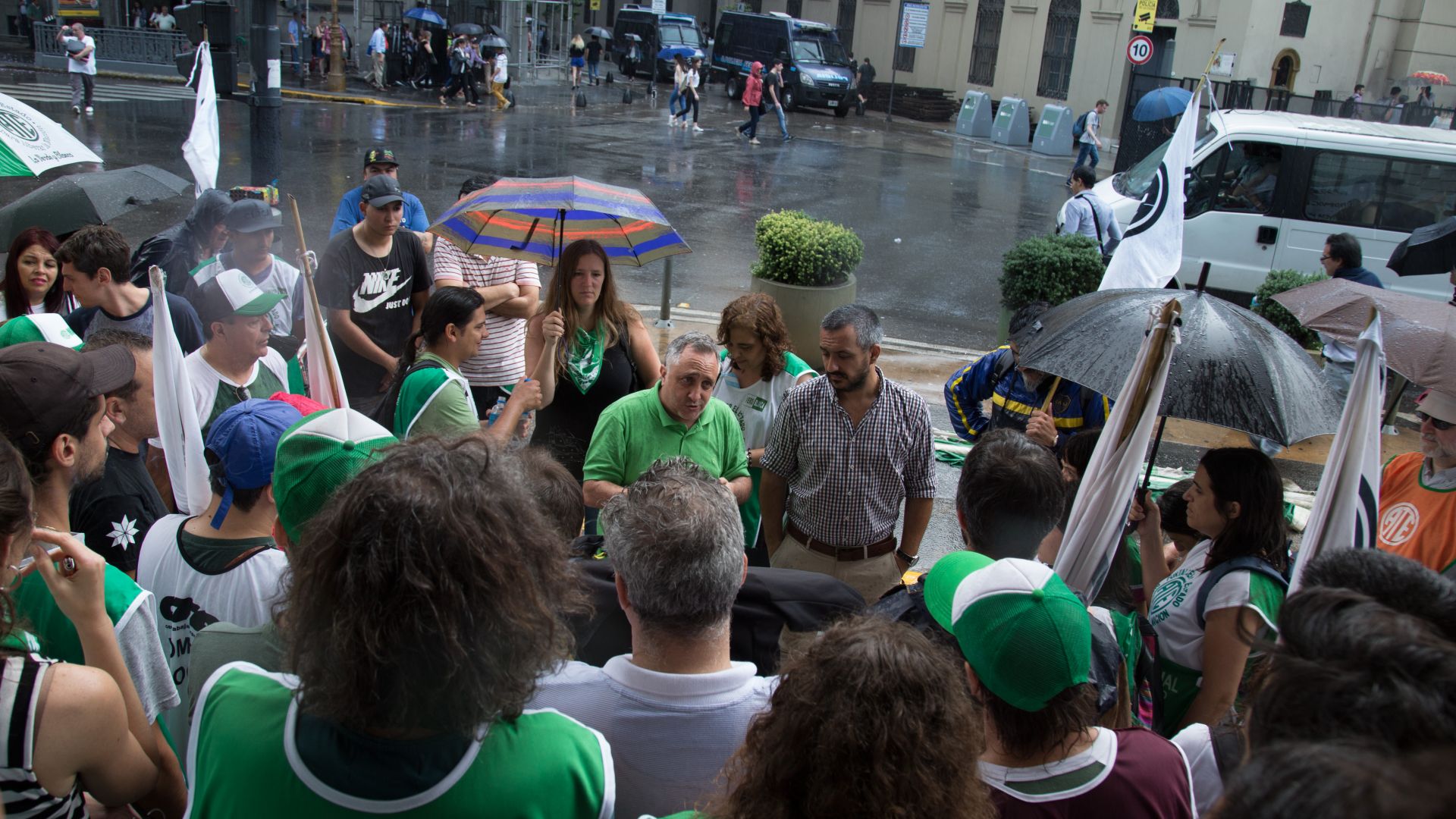 Trabajadores y trabajadoras de Ciudad se manifestaron contra el ajuste de Larreta